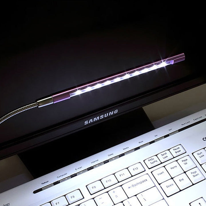 LumoBeam Flexible LED-Tastaturleuchte für Schreibtisch oder Laptop