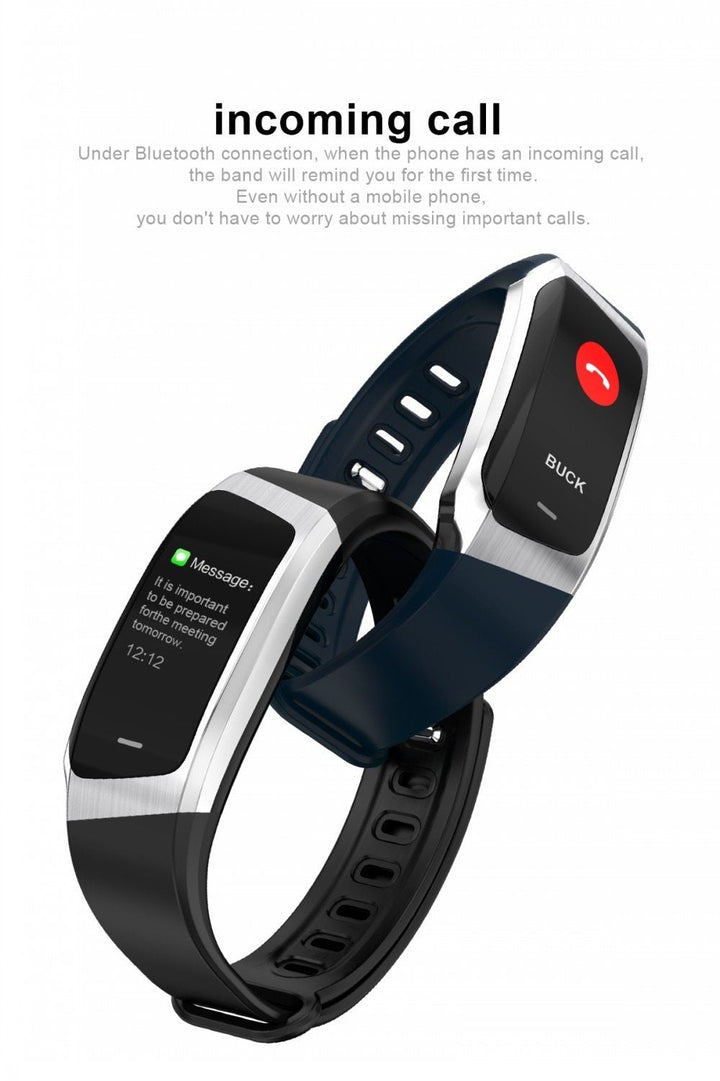 Karnz | Fitband Smartwatch wasserdicht Blutdruck Sauerstoff Herzfrequenzmonitor Sportarmband
