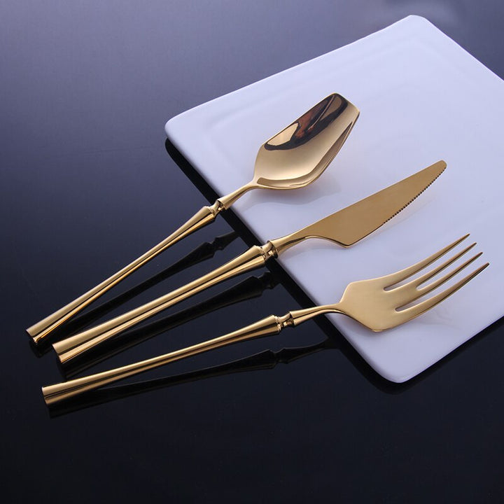 Gold Edelstahl Besteckset | Karnz
