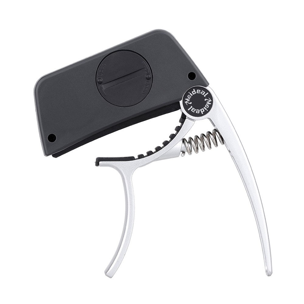 Capo & Tuner "TuneGrip" – 2-in-1 Gitarre Zubehör mit LCD-Bildschirm | Karnz