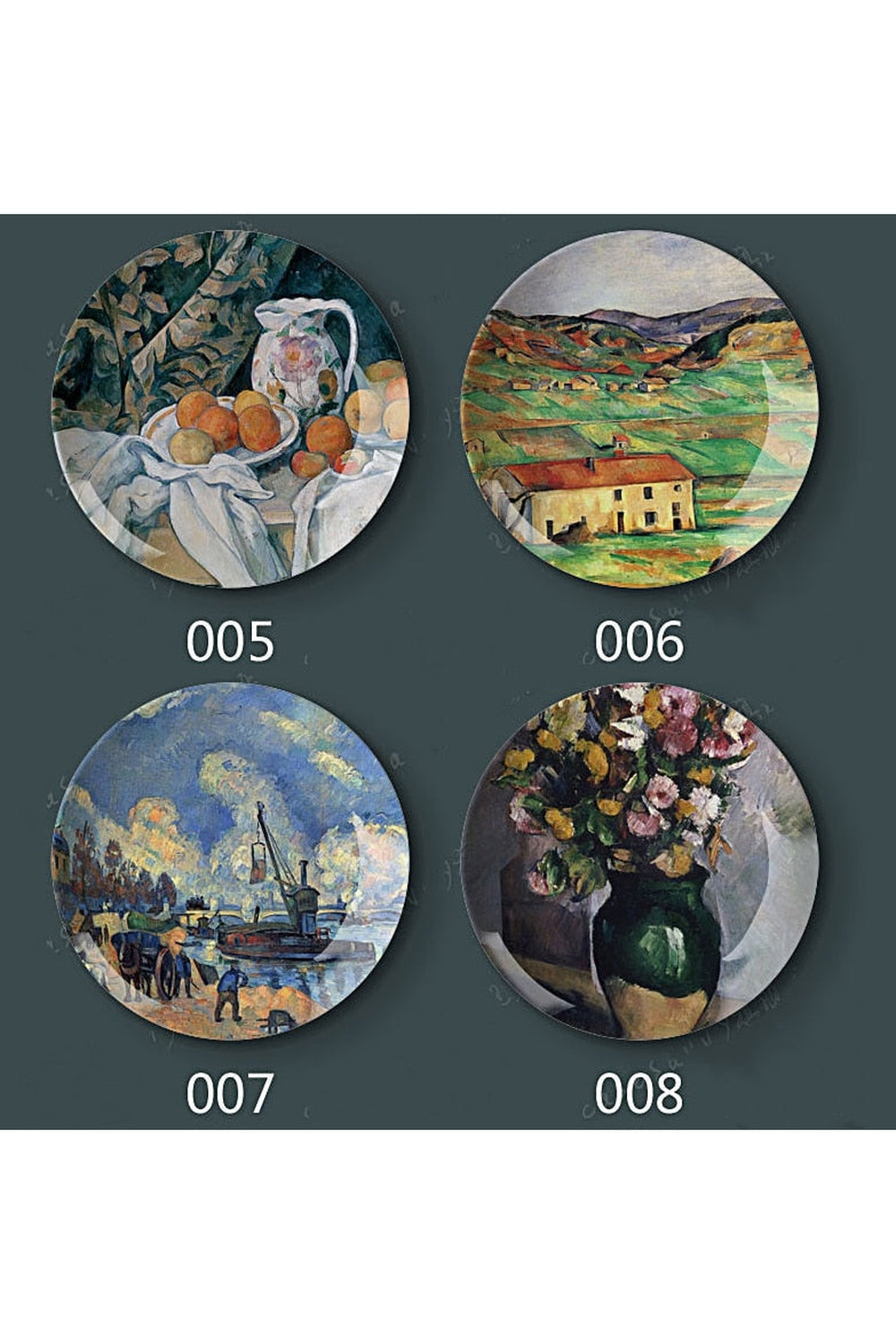 Cezanne inspirierte dekorative Teller