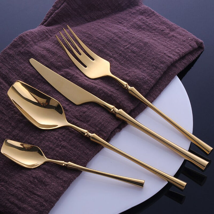 Gold Edelstahl Besteckset | Karnz