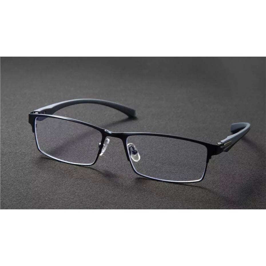 Blaulichtfilterbrille mit leichtem Metallrahmen