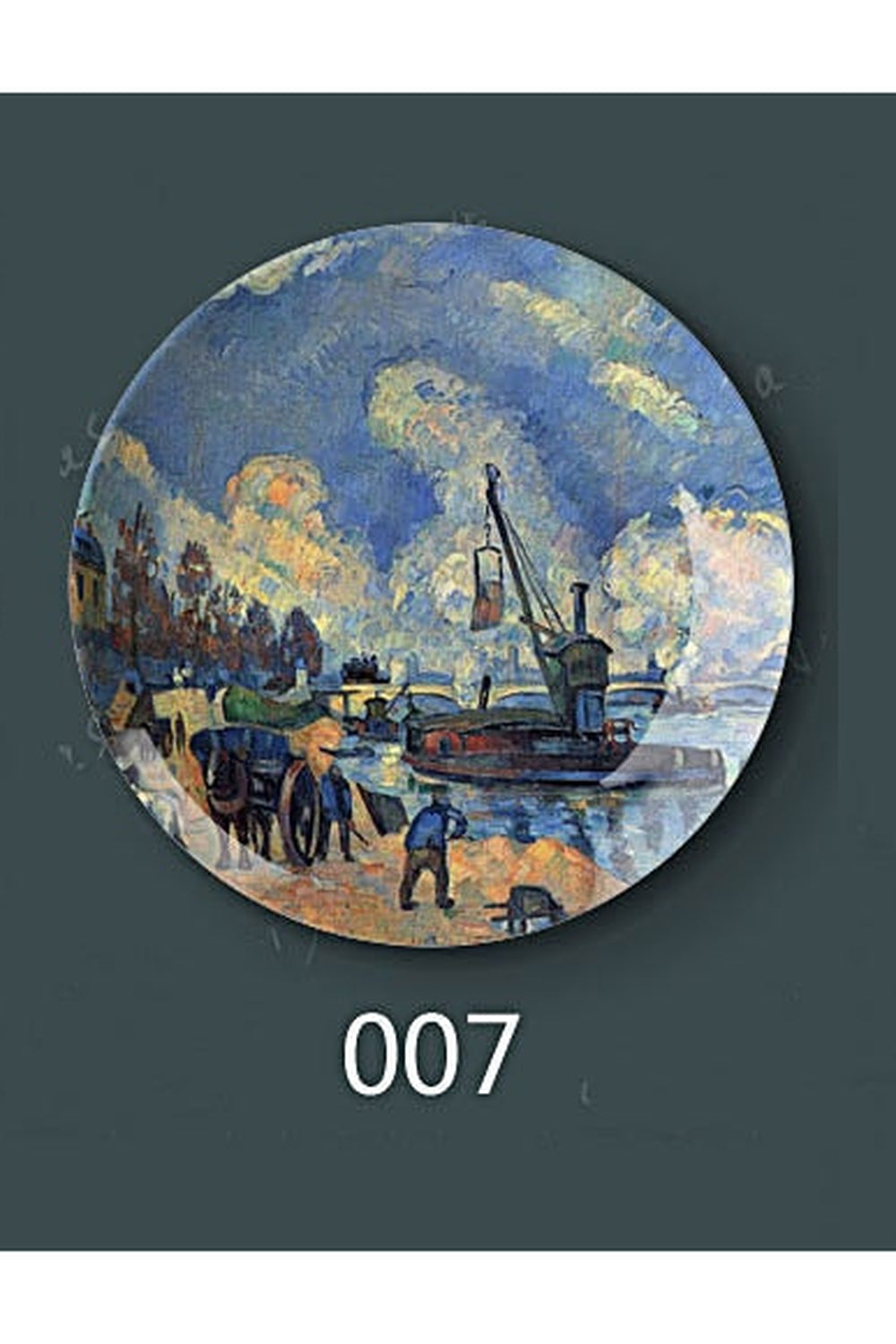 Cezanne inspirierte dekorative Teller