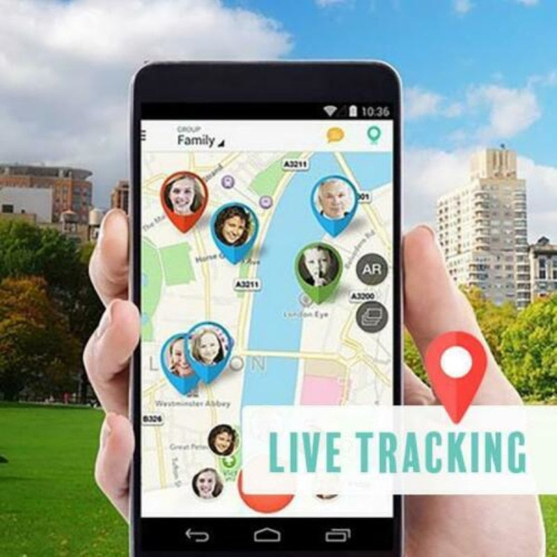 Sandsberg | Mini-GPS-Tracker | Echtzeit-Ortung für Haustiere und Fahrzeuge