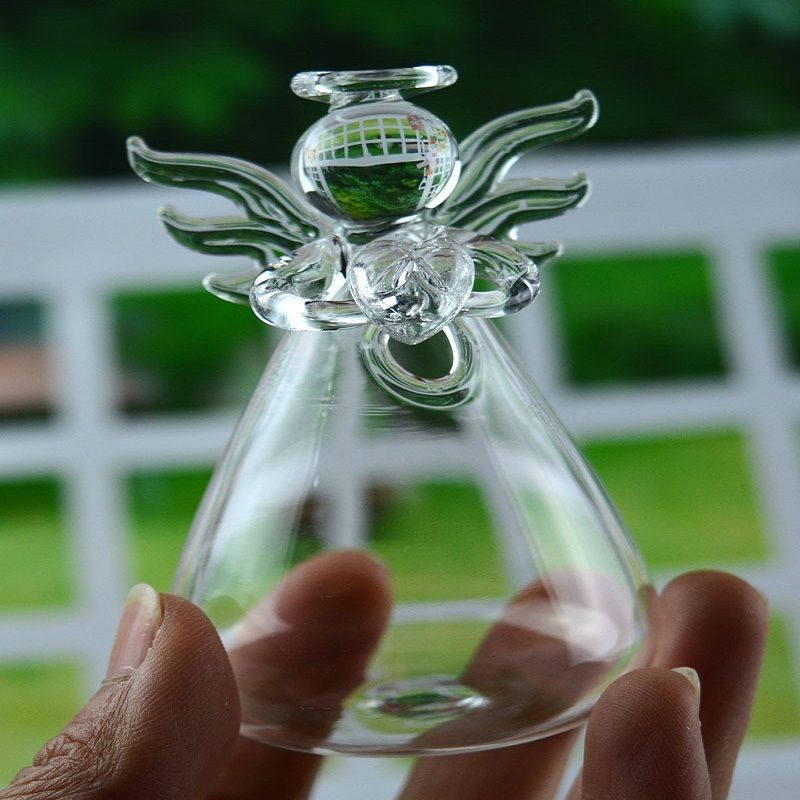 Karnz | Engel Zeit Transparente Glasvase