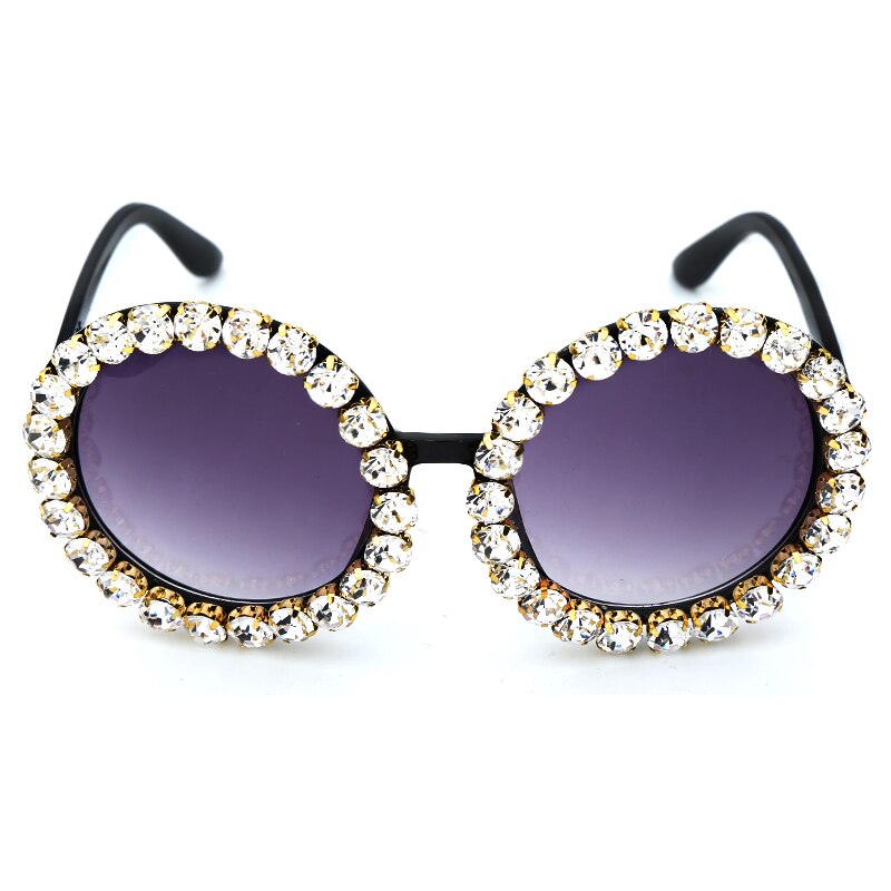 Karnz | Oversized Runde Luxus-Sonnenbrille