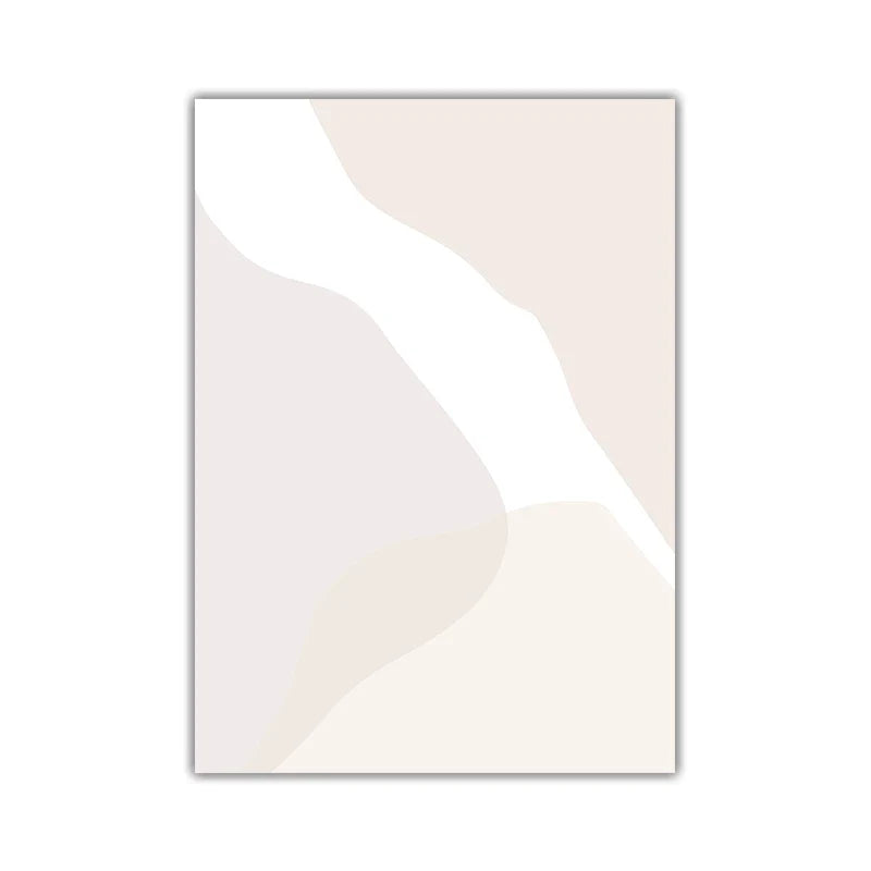 Minimalistische Pastell-Aquarell-Wandkunst Feine Kunst Leinwanddrucke Modern abstrakte nordische Bilder für Wohn- und Schlafzimmer Kunstdekoration | Karnz