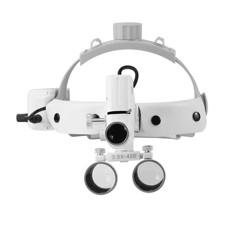 Sandsberg | ProVision LED-Stirnlampe | 5W Licht mit 3,5X Vergrößerung | Weiß