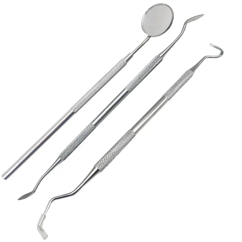 Zahnärztliche Instrumente | Zahnsteinentferner-Set aus Edelstahl für Zuhause