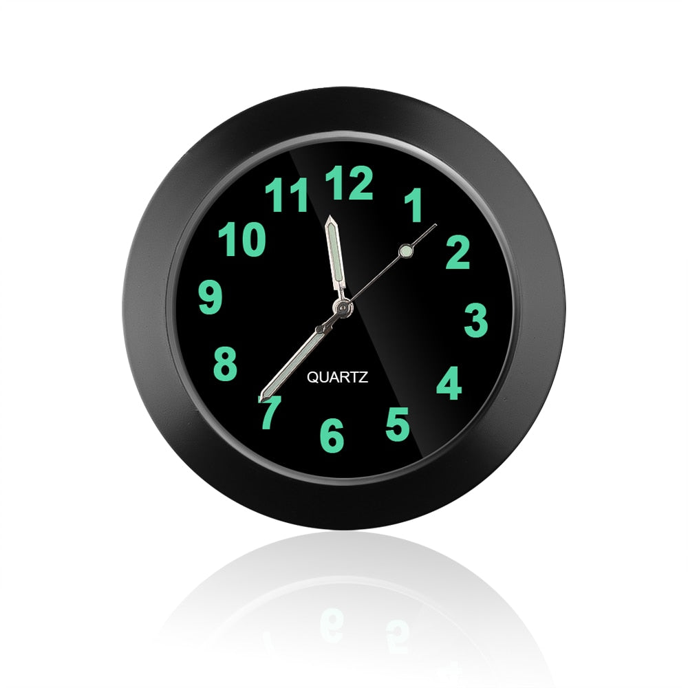 Karnz | Aufklebbare Auto Armaturenbrett Leuchtende Uhr