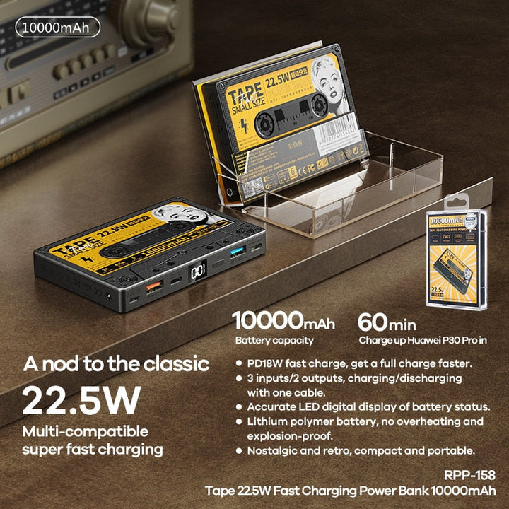 Retro-Kassette-Powerbank | Karnz