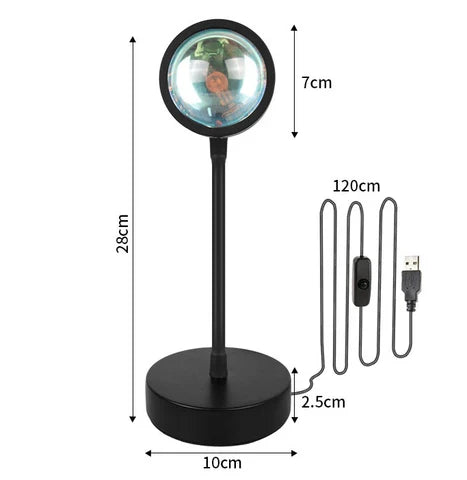 Sonnenuntergang Lampe Karnz