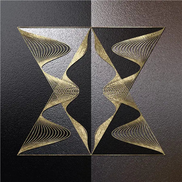 Schwarze Goldene Sphärische Abstrakte Geometrische Wandkunst Feine Kunst Leinwanddrucke Moderne Ästhetik Quadrat Format Bilder Für Wohnzimmer Home Office Dekor