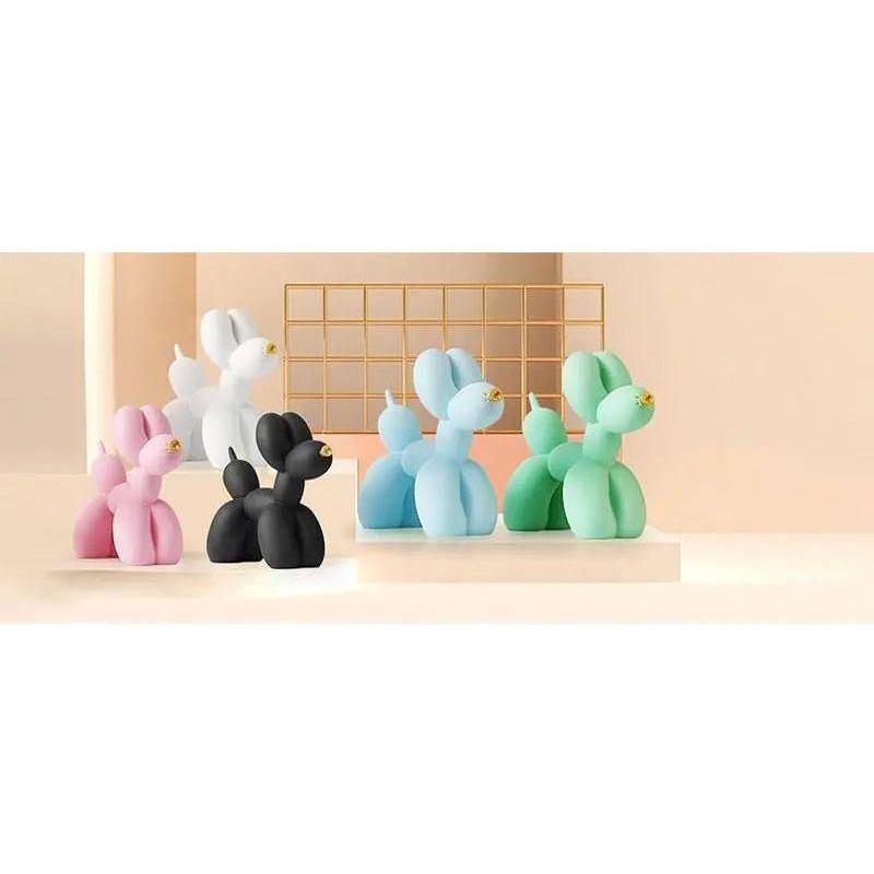 Haku - Ballonhundfigur mit goldenem Schnauze | Karnz