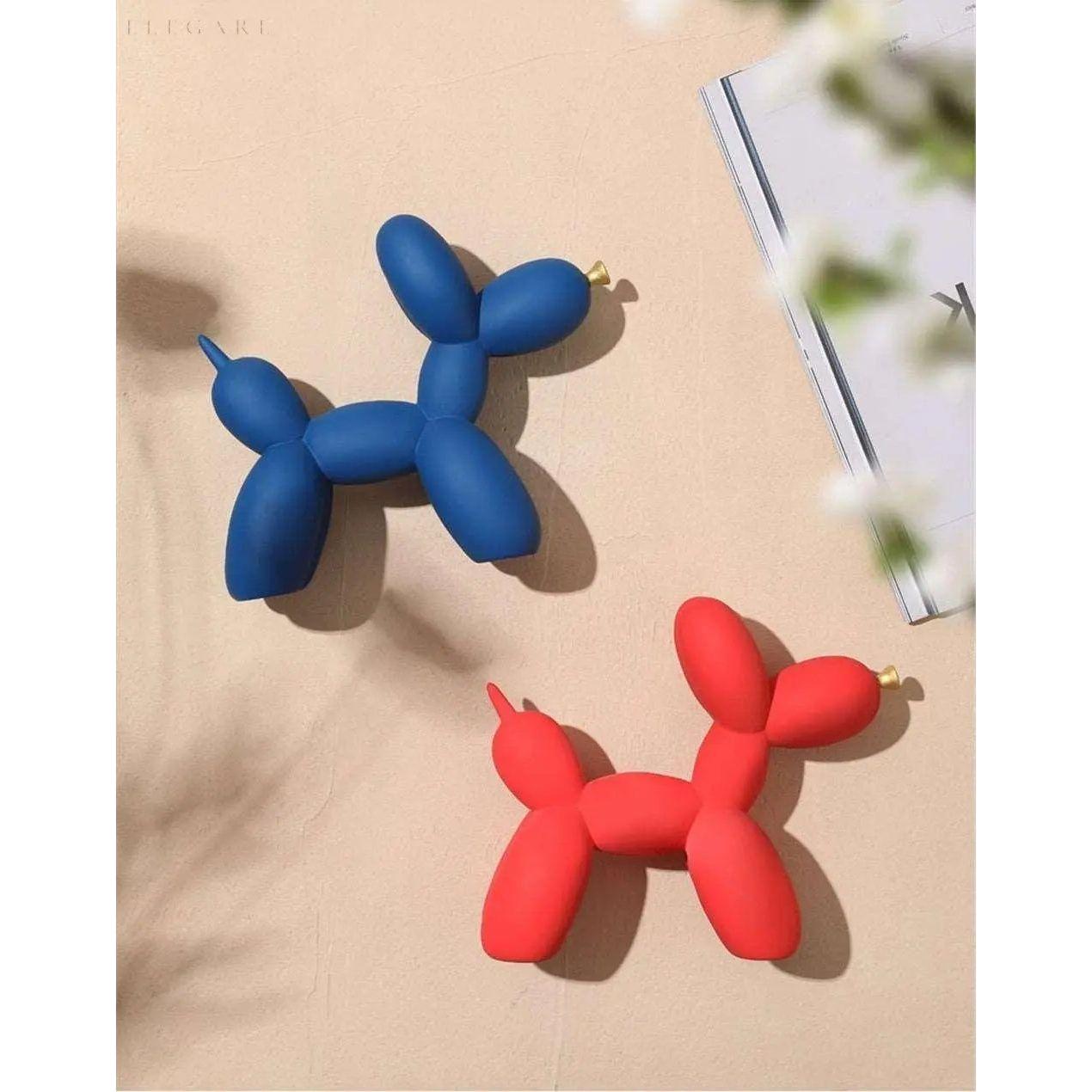 Haku - Ballonhundfigur mit goldenem Schnauze | Karnz