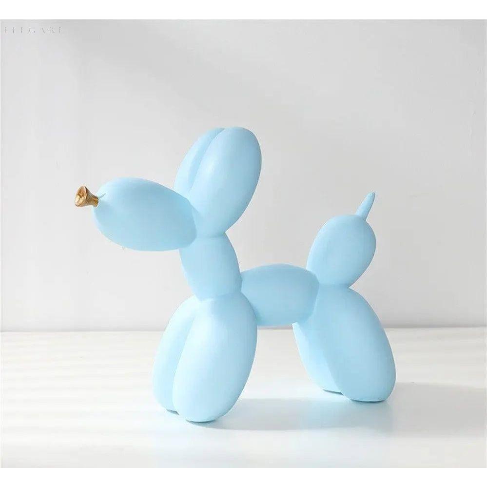 Haku - Ballonhundfigur mit goldenem Schnauze | Karnz