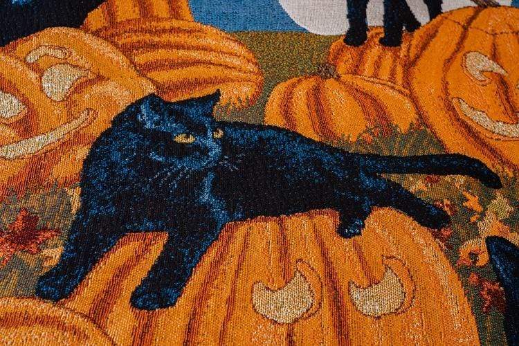 Halloween Katze Wurfdecke Karnz