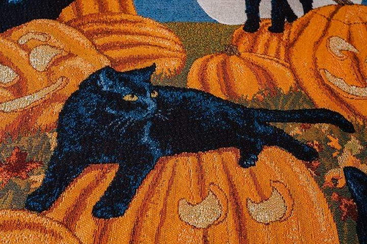 Halloween Katze Wurfdecke Karnz
