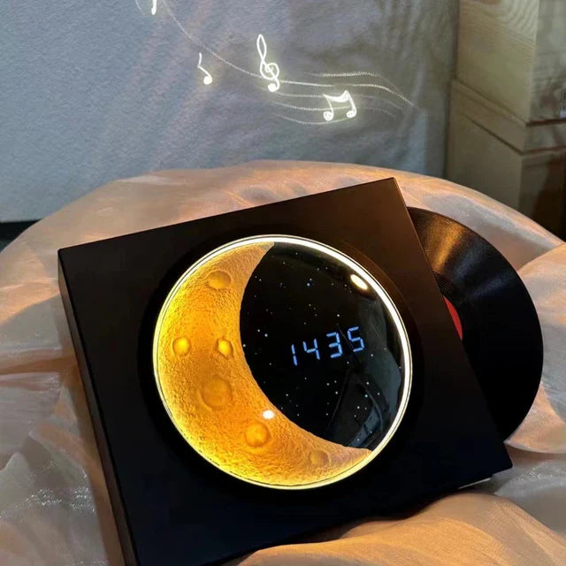 Mondlampe mit Musik und LED-Nachtlicht – Stimmungsbeleuchtung mit Bluetooth-Lautsprecher | Karnz