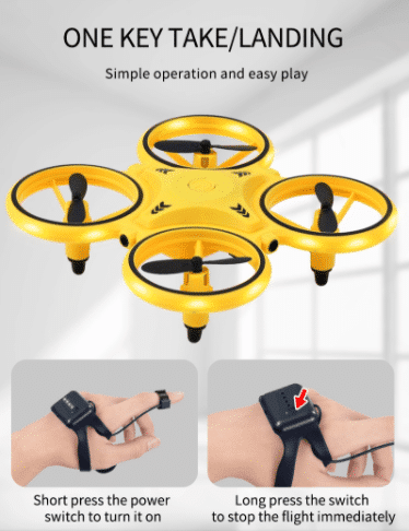 Drohnen-Hand-Quadrocopter (mit LED-Licht und Cool-Loop-Funktion) | Karnz