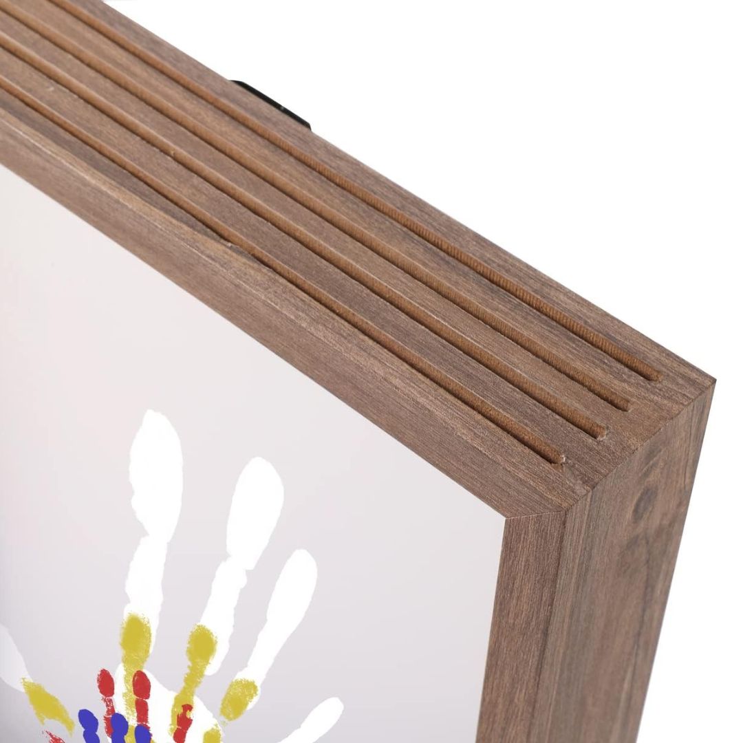 Karnz | Handabdruckrahmen Kleinkinder | Kreatives DIY-Set mit 4-5 Acrylplatten – Bewahren Sie gemeinsam kostbare Erinnerungen auf