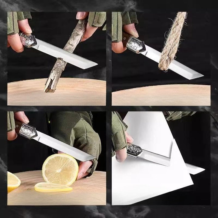 Präzisions-Messer mit elegantem japanischem Holzgriff
