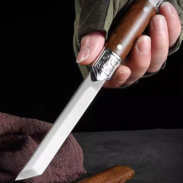 Handgefertigte Utility-Messer mit Holzgriff im japanischen Stil | Karnz
