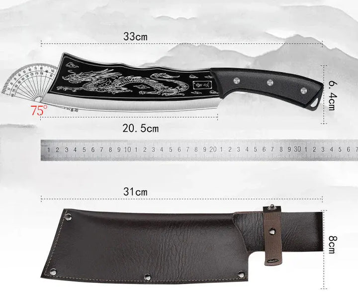 Handgemachter Drachenmesser