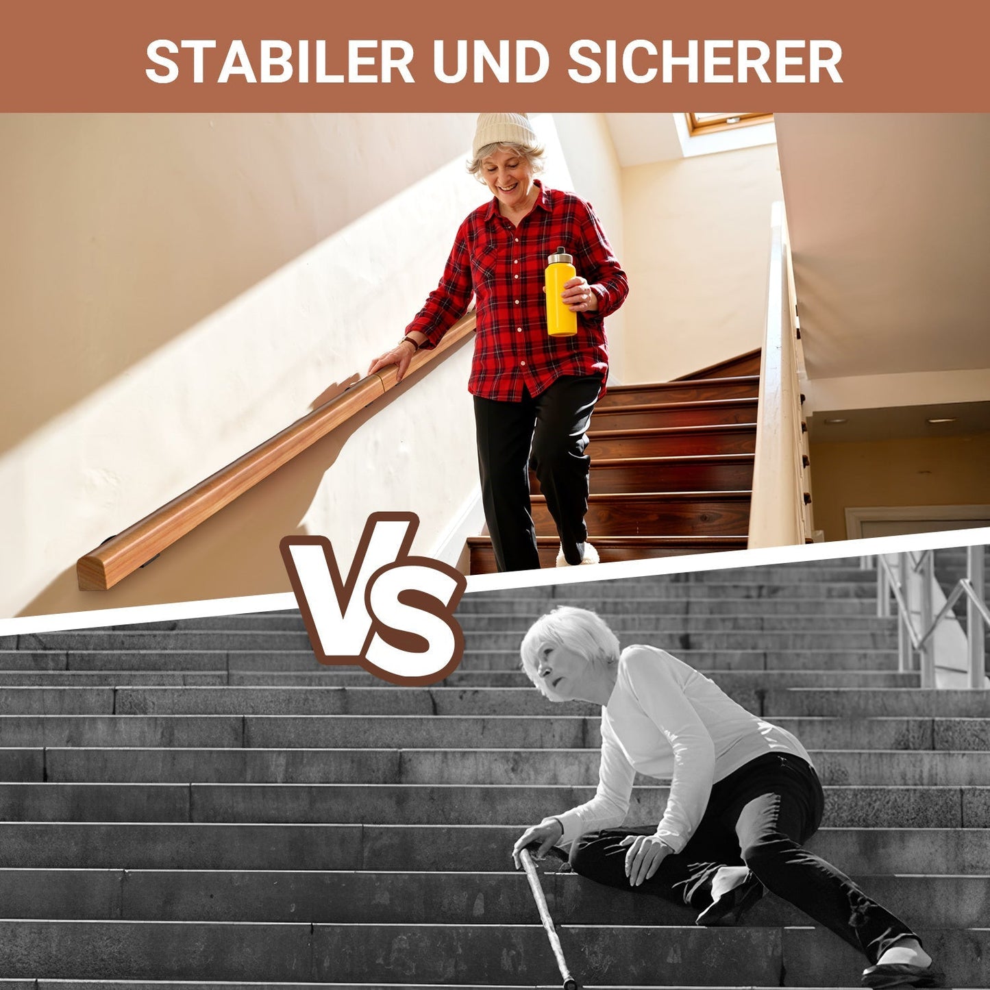 Handlauf Treppengeländer Kiefernholz Halbrunde Wood | Karnz