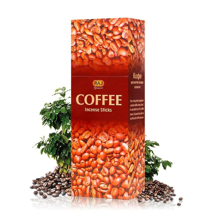 Handgefertigte Kaffee-Räucherstäbchen