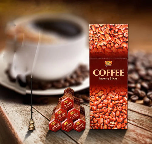 Handgefertigte Kaffee-Räucherstäbchen