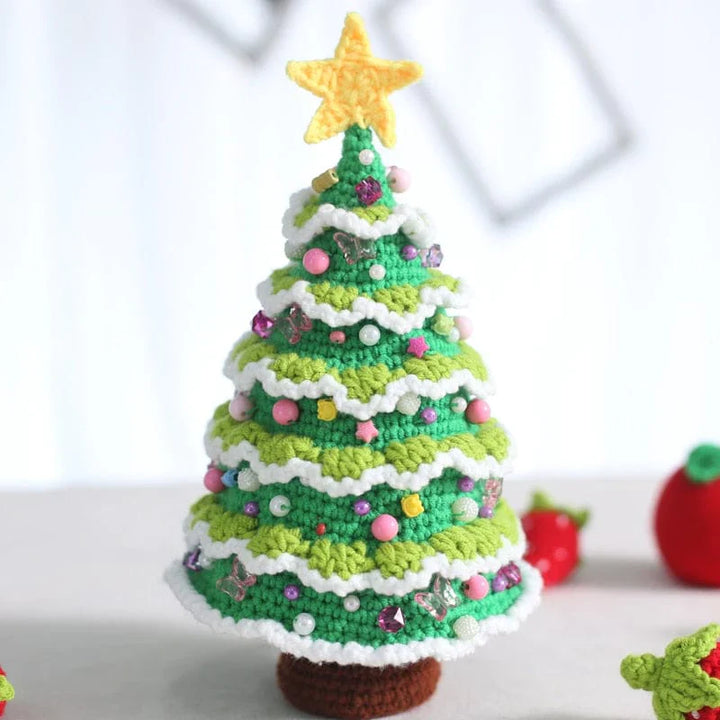Handgemachter gehäkelter Weihnachtsbaum | Karnz