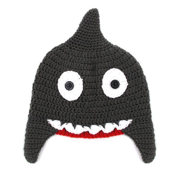 Handgemachte gestrickte Hai-Mütze | Karnz