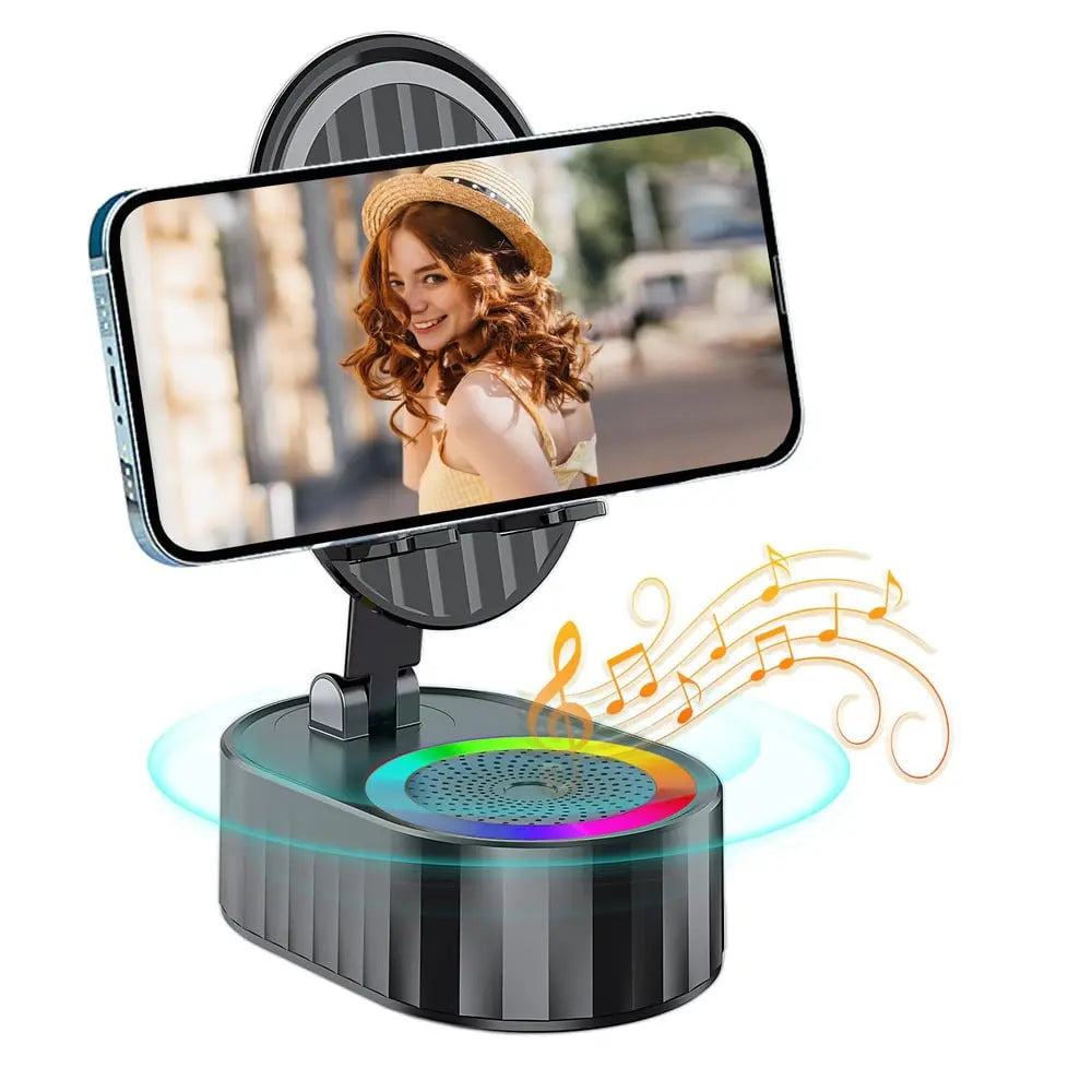 Handy-Ständer mit Induktionslautsprecher & Powerbank