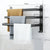 HangEase 3-lagige wandmontierte HandtuchaKarnzage – Aluminium platzsparendes Design | Karnz
