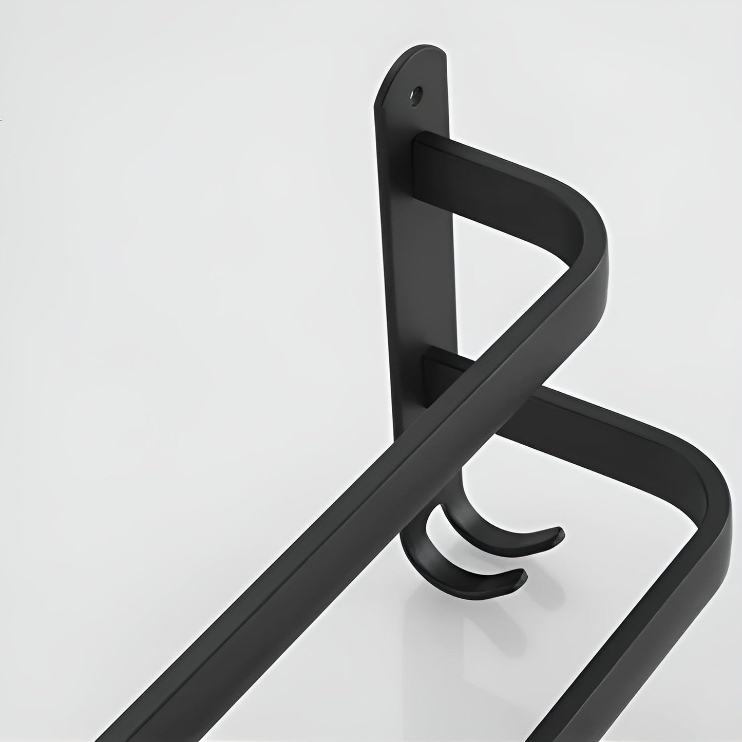 HangEase 3-lagige wandmontierte HandtuchaKarnzage – Aluminium platzsparendes Design | Karnz
