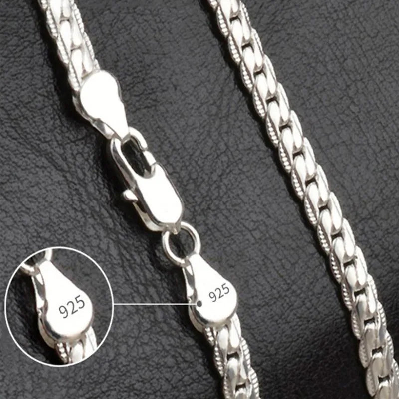 Silberne Glückskette – Halskette aus 925er Sterlingsilber für zeitlose Eleganz
