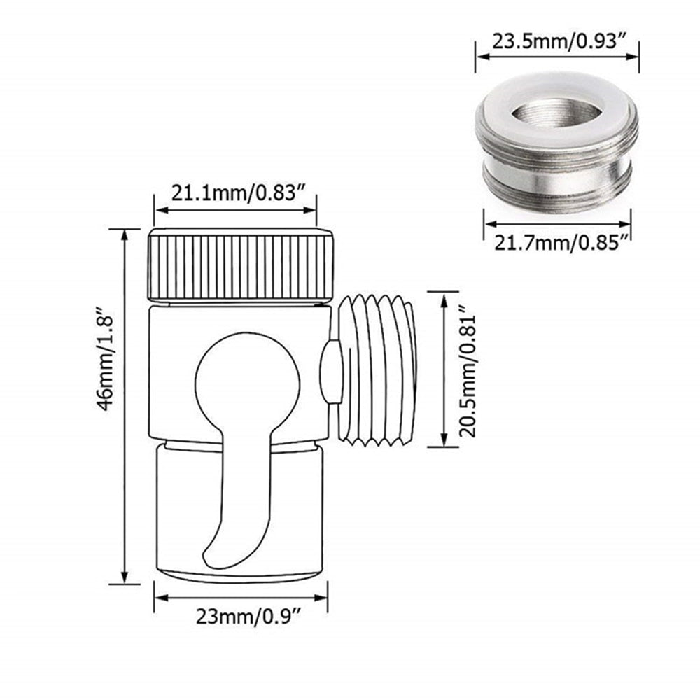 Universeller Wasserhahn-Adapter-Splitter | Karnz