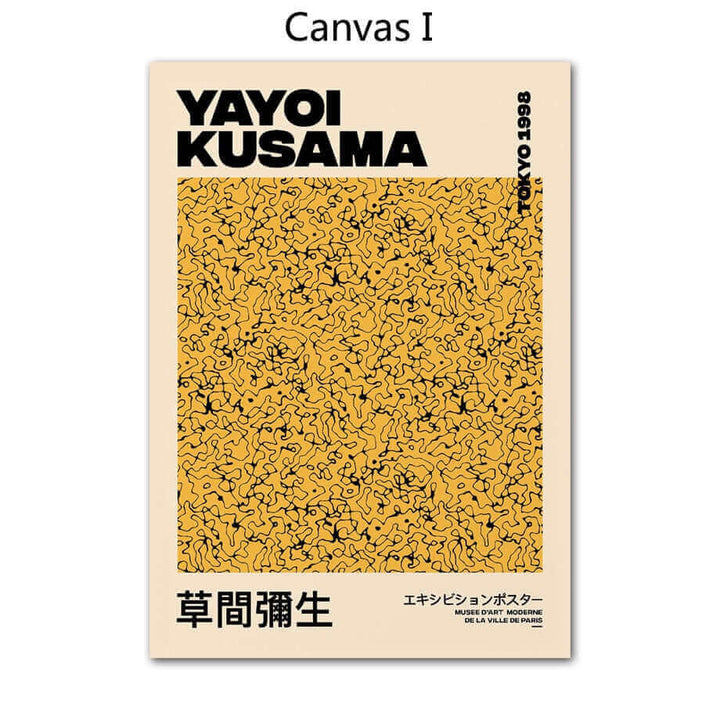 Yayoi Kusama Abstraktes Premium Poster