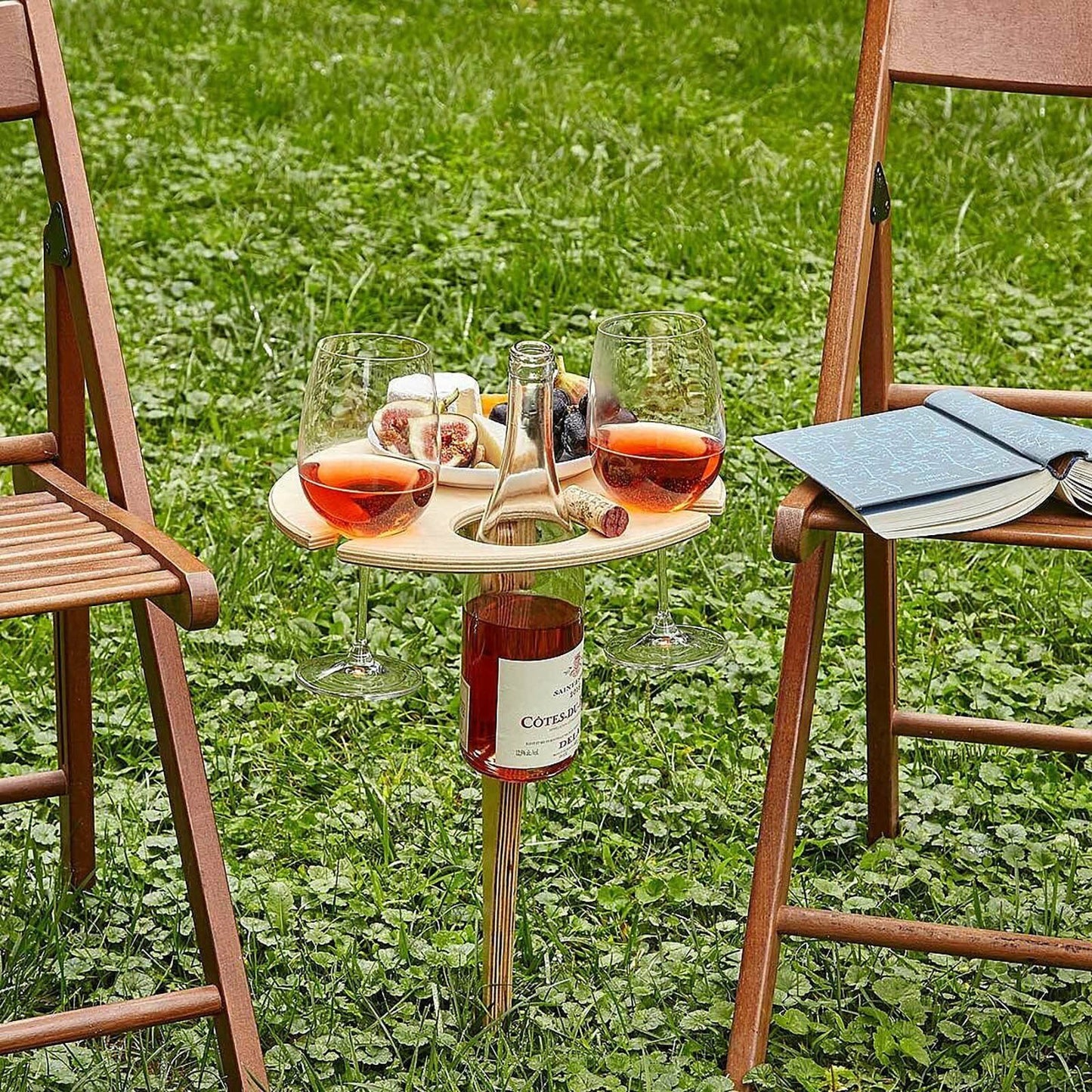 Outdoor-Weintisch Picknick für den Sommer