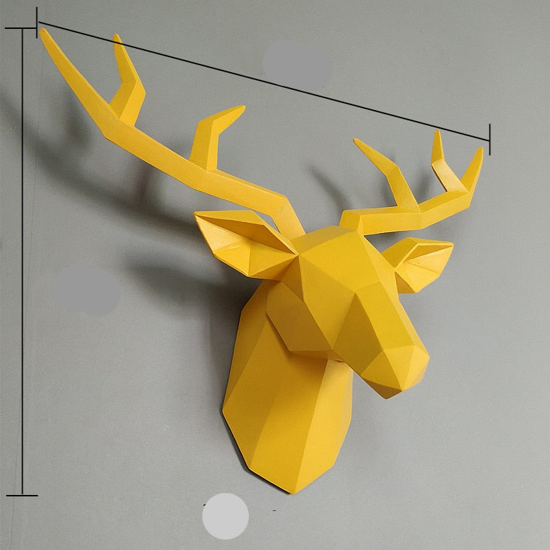 3D-Hirschfigur in modernem Design und einzigartiger Form