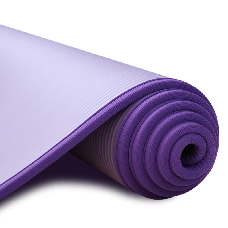 Extra dicke, 1 cm (0,39 Zoll) dicke, rutschfeste Gymnastik- und Yogamatte mit Trageband