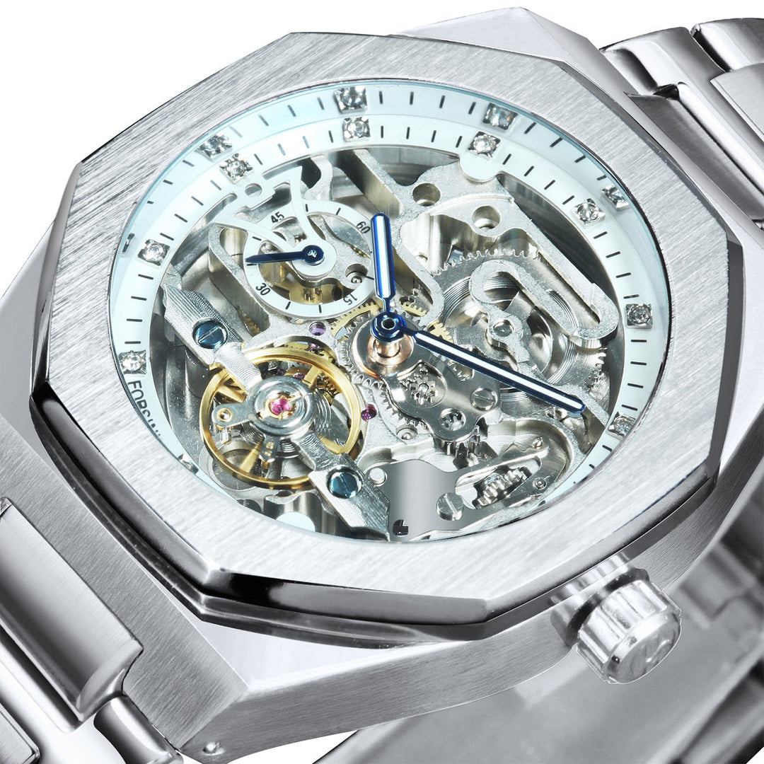 Karnz | Royale Skeleton Mechanische Herren Uhr