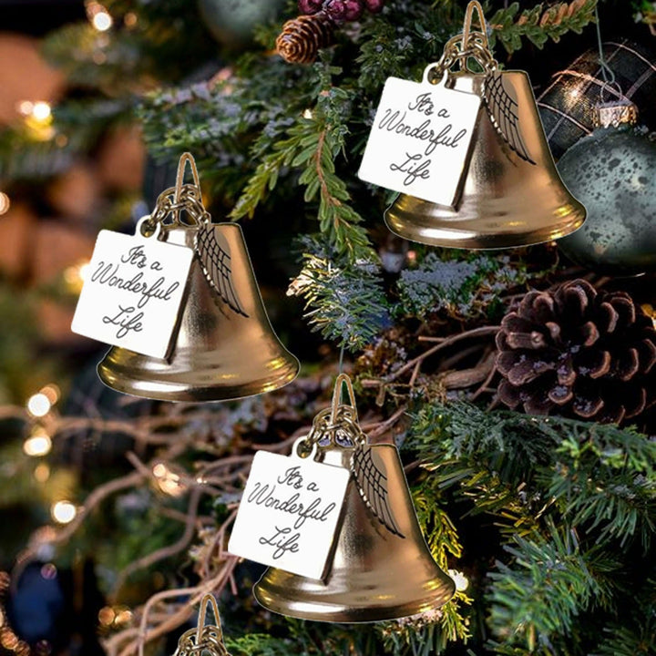 Weihnachtsbaum-Gedenkornamente Engel Flügel Glocken-Anhänger Hängedekoration | Karnz