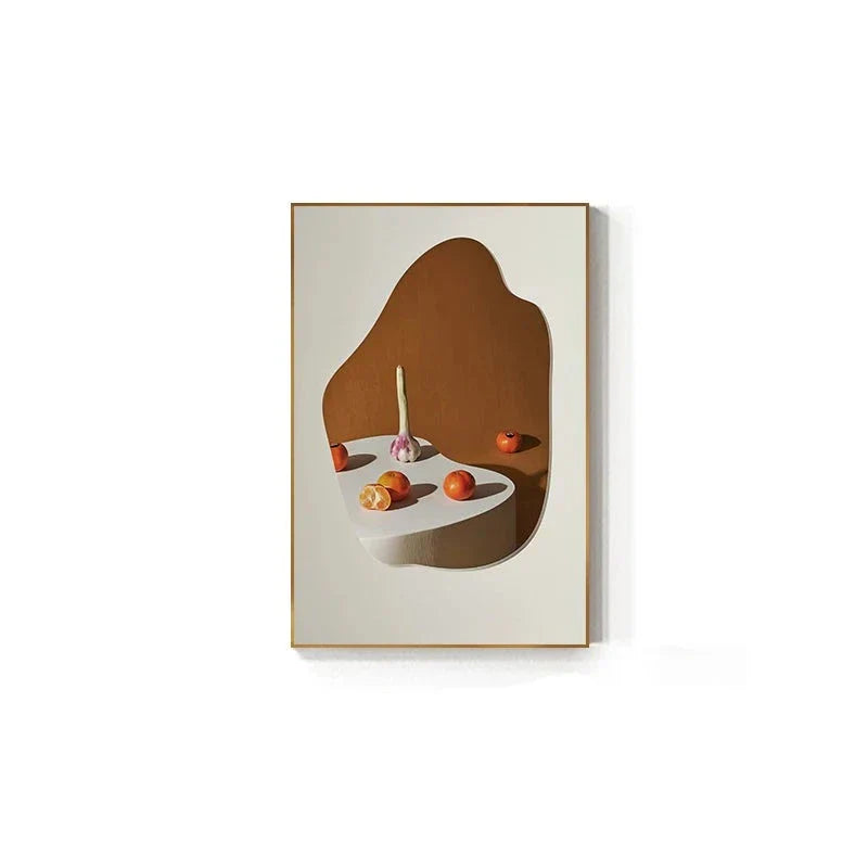 Moderne Ästhetik Abstracte Geometrie Wandkunst Feine Kunst Leinwanddrucke Bilder für luxuriöse Wohnung Wohnzimmer Esszimmer Eingang Foyer Kunst Dekor | Karnz