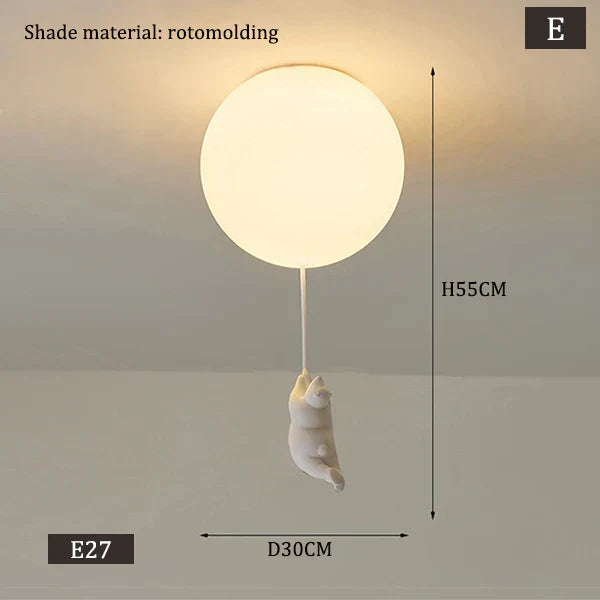 Hängende Bären Ballons Lampe | Karnz