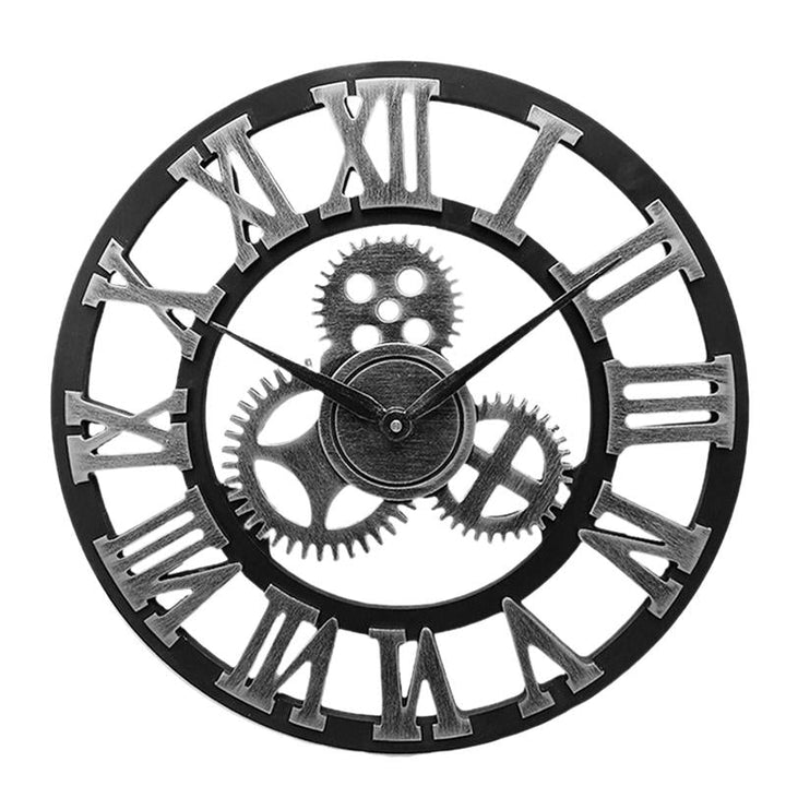 Handgefertigte Übergroße 3D Retro Dekorative Wanduhr | Karnz