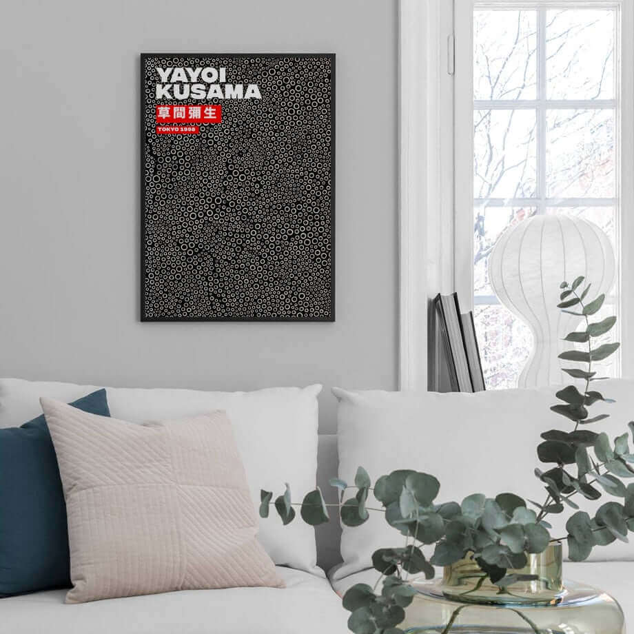 Yayoi Kusama Abstraktes Premium Poster