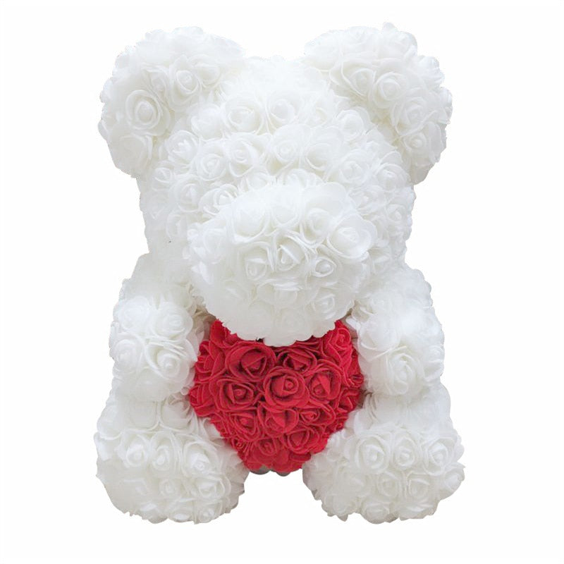 Karnz | Künstliche Rosenblumen Teddybär